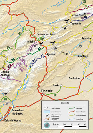 Carte itineraires tome 12 imilchil