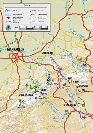 Carte itineraires tome 12 marrakech